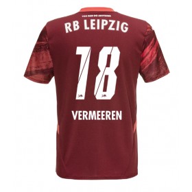 Pánské fotbalový oblečení RB Leipzig Arthur Vermeeren #18 Venkovní košile 2024-25 Krátkým Rukávem